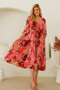 Boho šaty – Floral Dream