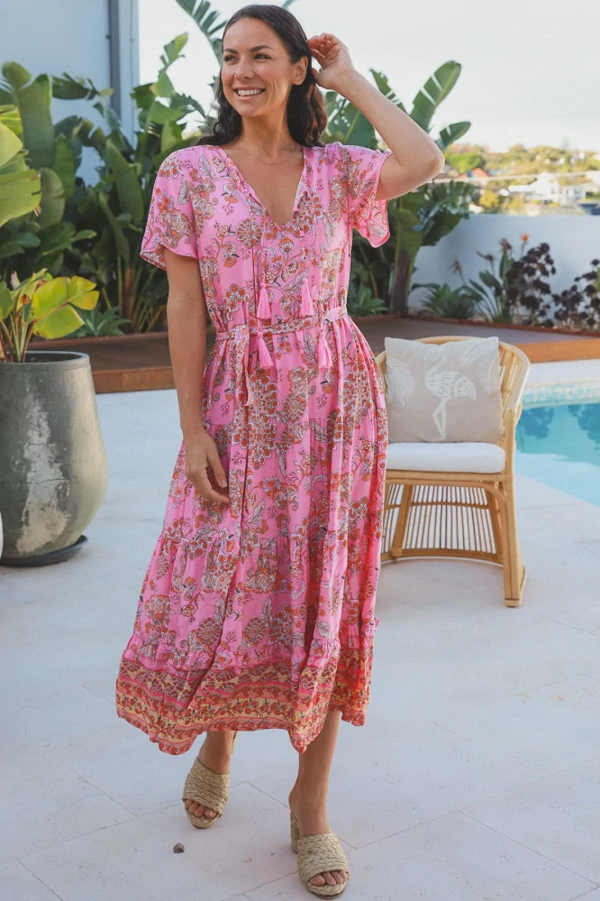 Dlouhé šaty - Růžová romance II