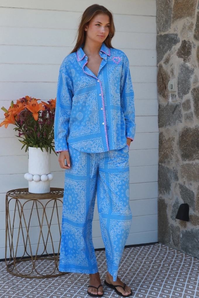 Bavlněné kalhoty - Azure Nomad