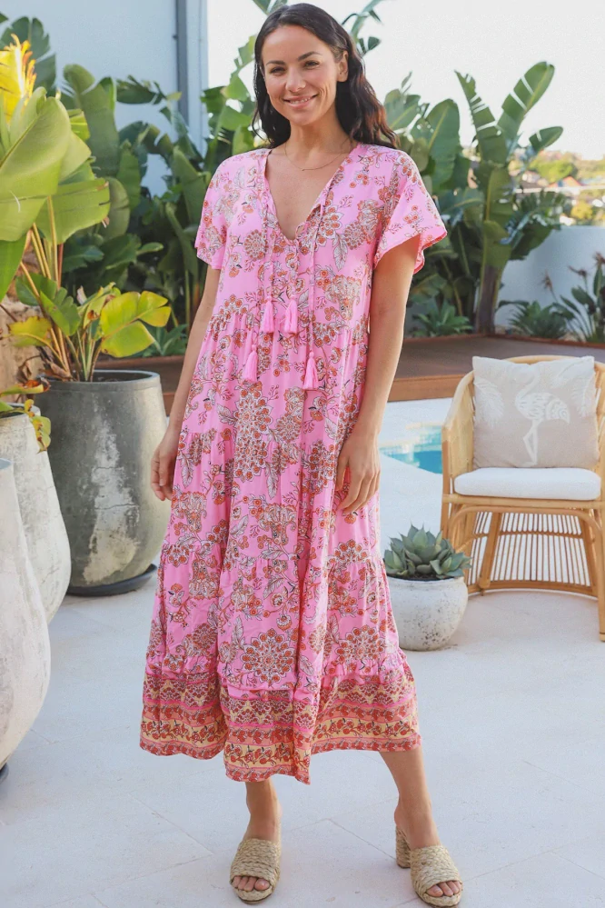 Dlouhé šaty - Růžová romance II