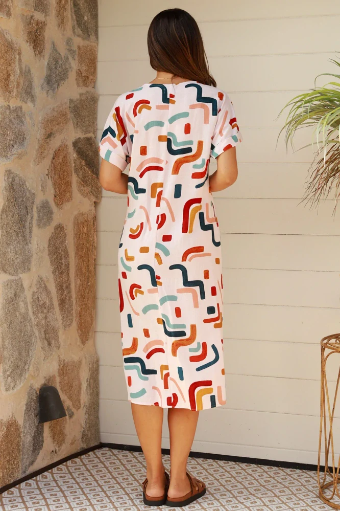 Midi šaty - letní pohoda