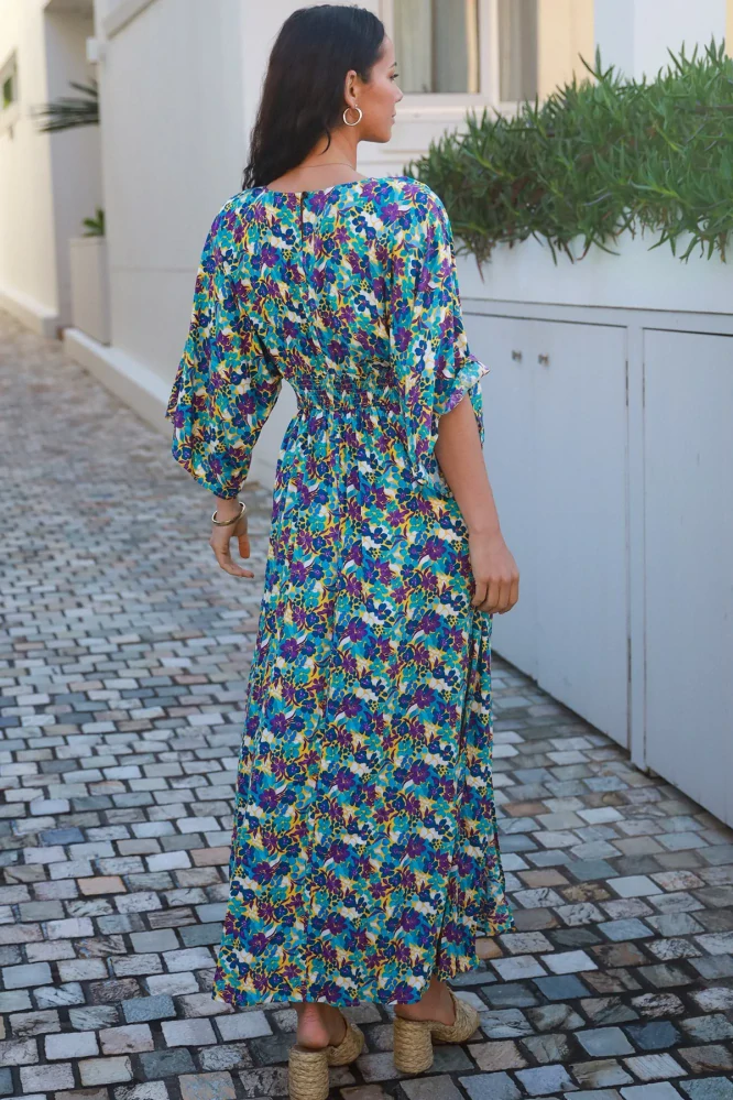 Boho šaty – Blue Meadow