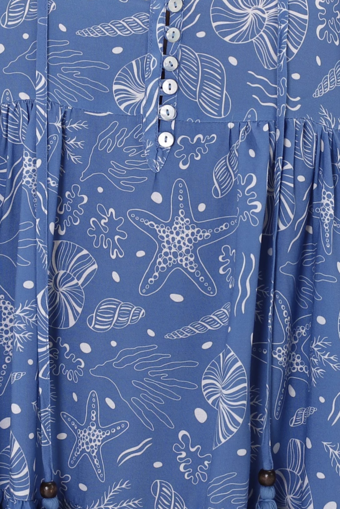 Mořské mini šaty – Modrá letní romance