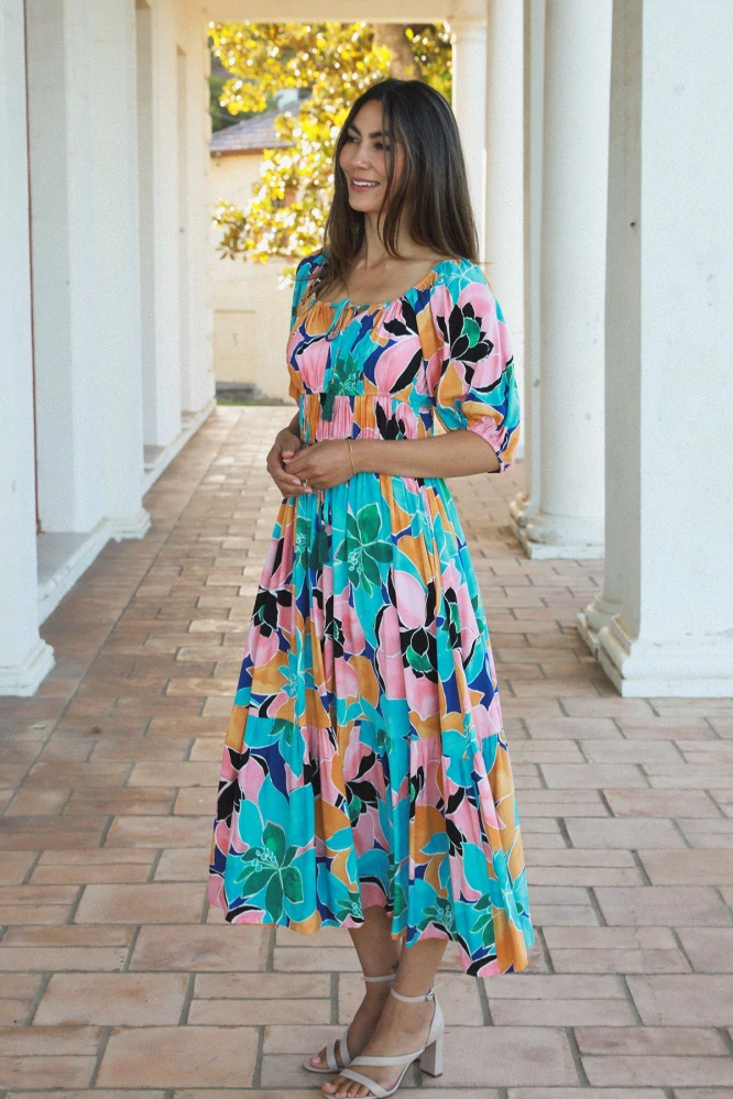 Boho šaty - Tropical Dream